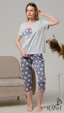 Пижама "Птички" бриджи
