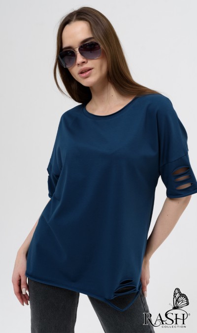 Футболка "Boho" синяя Футболка "Boho" синяя