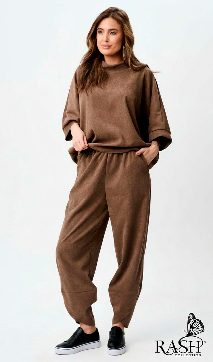Брюки "Boho" микровельвет бежевый - 2
