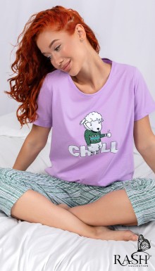 Пижама "Chill" сиреневая