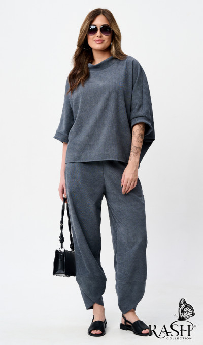 Костюм "Boho" микровельвет серый Костюм "Boho" микровельвет серый